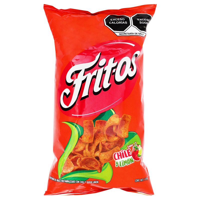 Fritos Fritur Chile Y Limon 170Gr 7 Eleven Grupo Iconn