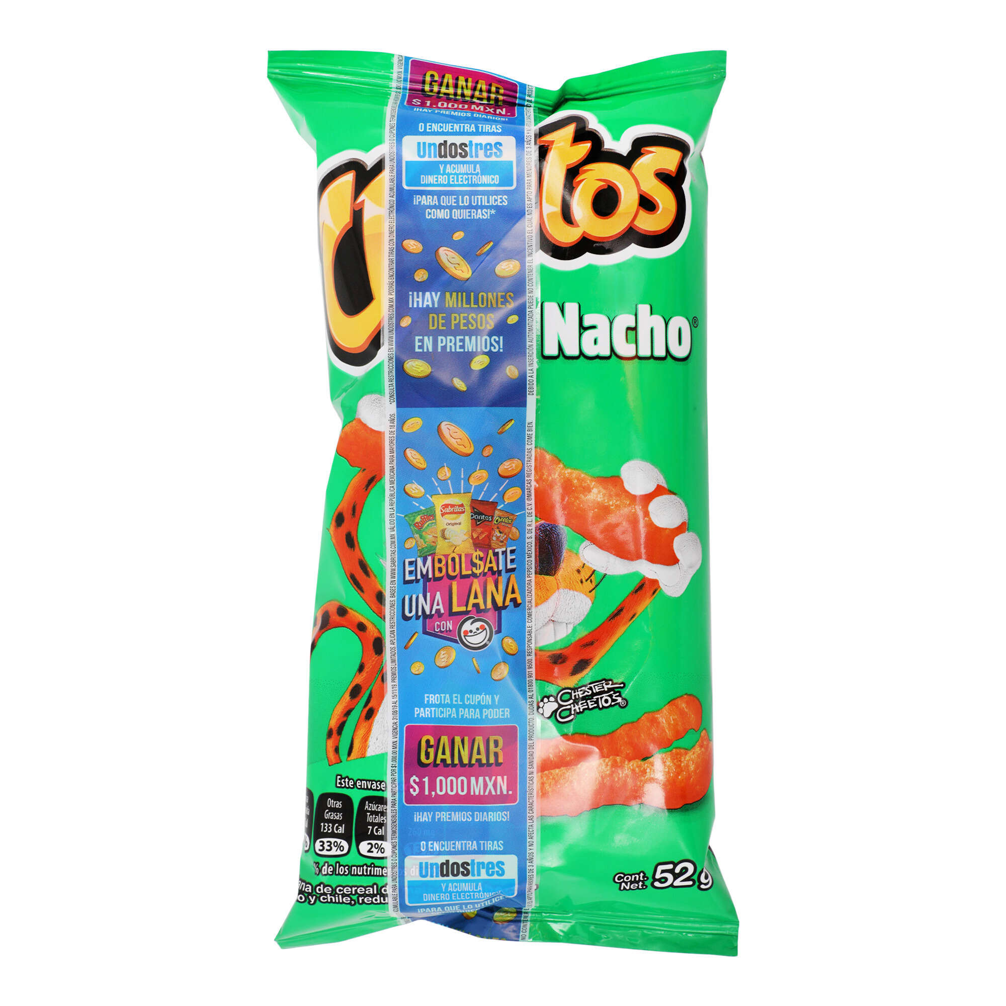 Botana Sabritas Cheetos Nachos 52 Gr - 7 Eleven | Grupo Iconn