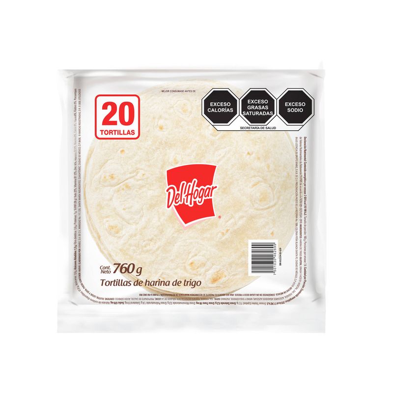 Del Hogar Tortil Tortilla Hna 20P 752Gr 7 Eleven Grupo Iconn