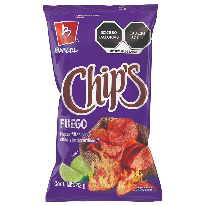 Barcel Chips Fuego 42 G 7 Eleven Grupo Iconn