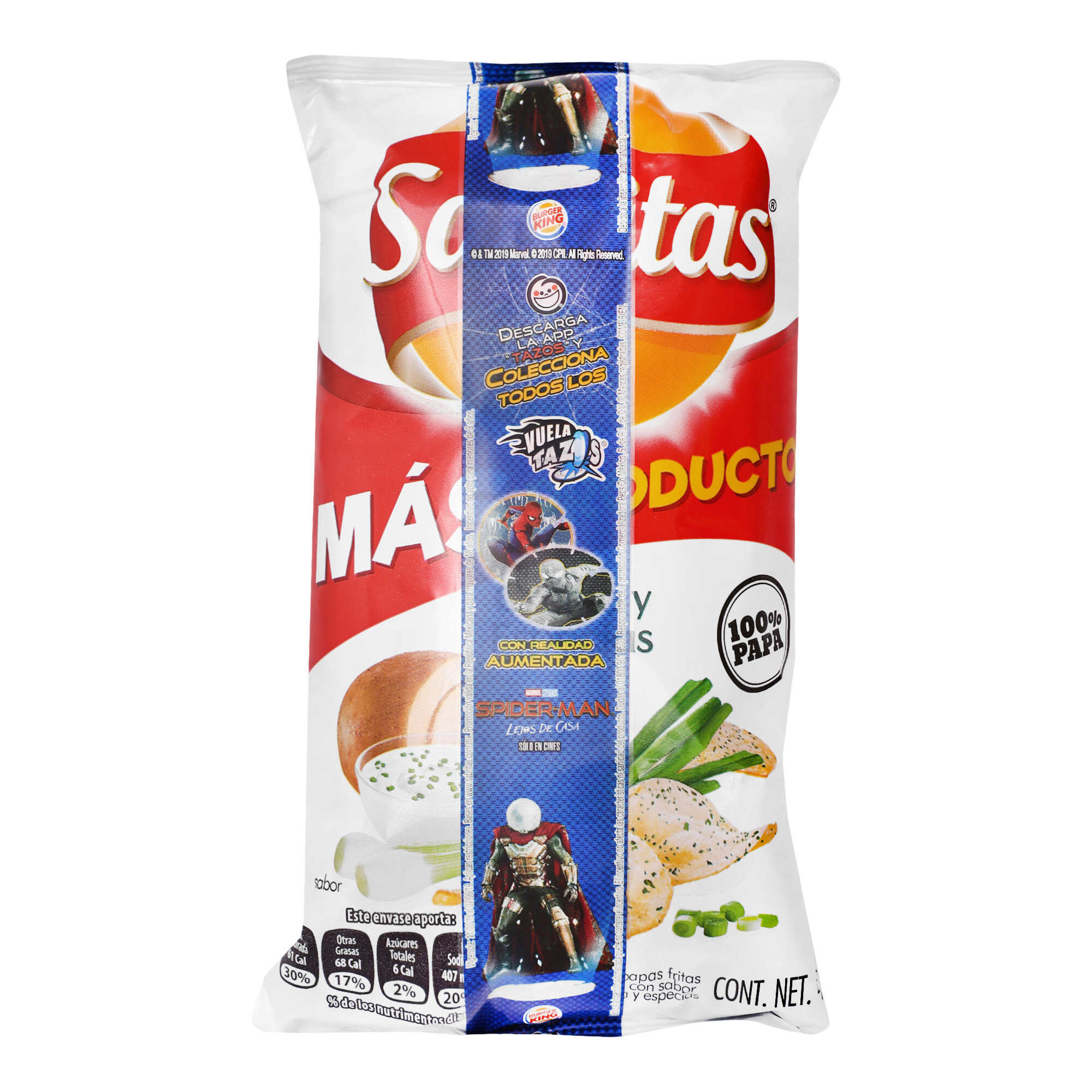 Papas Fritas Sabritas Crema Y Especias 42 Gr - 7 Eleven | Grupo Iconn