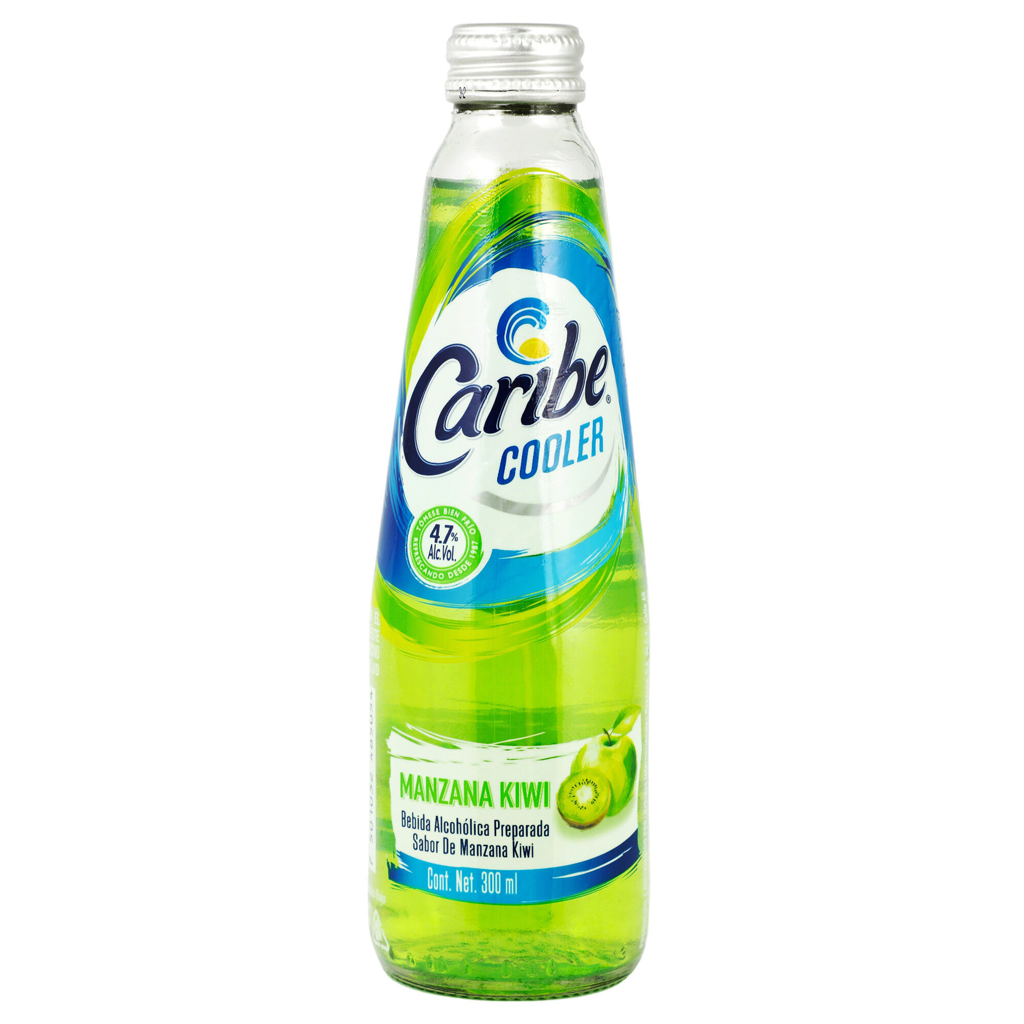 Bebida Alcoholica Preparada Caribe Cooler Manzana Kiwi 300 Ml - 7 ...