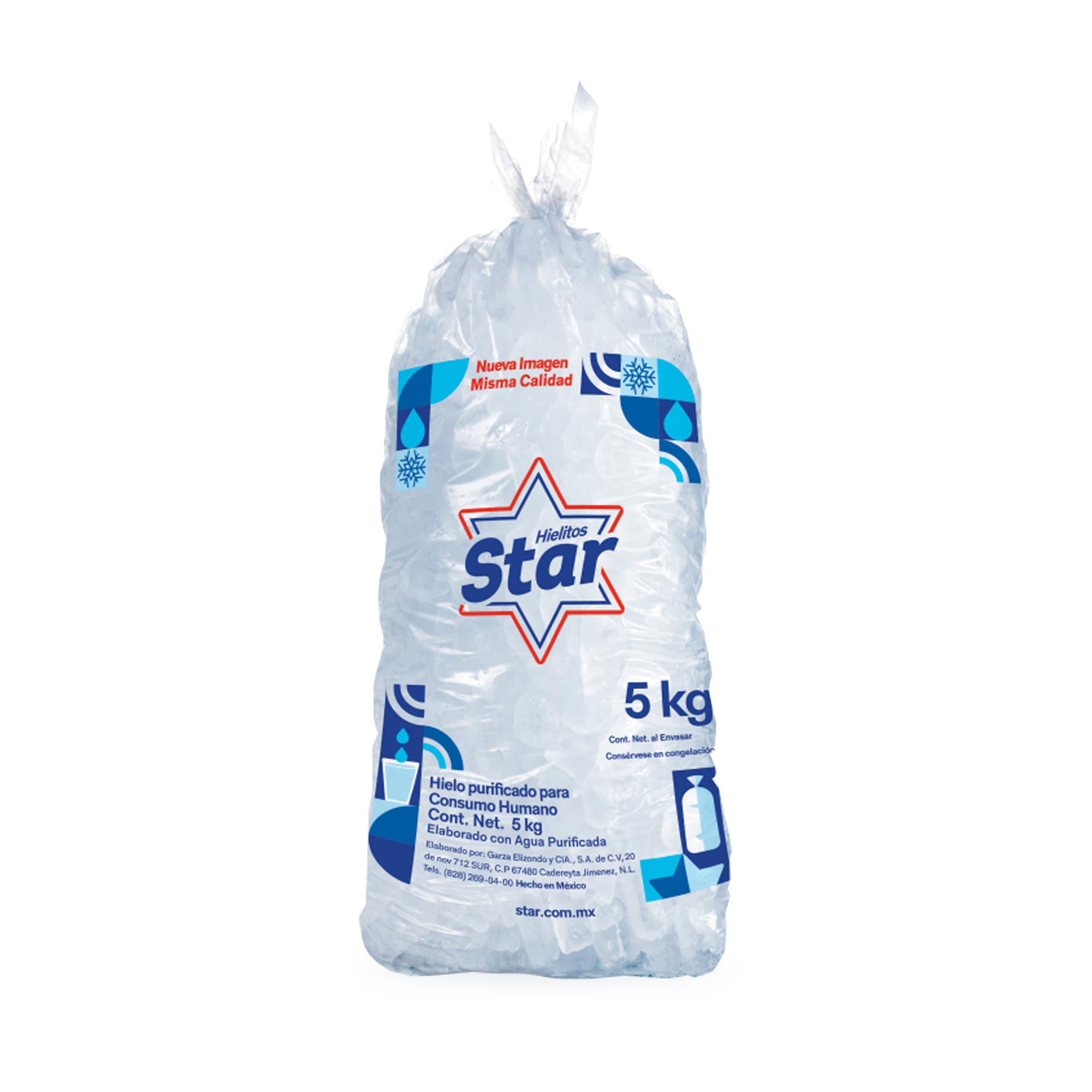 Bolsas De Plastico Bolsa De Hielo Sin Marca En Cubos Kg